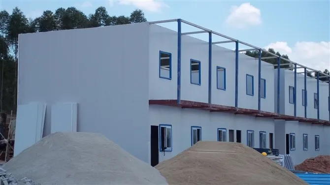 2 Bedroom Prefab Cottage Duplex Prefab House Small Movable Houses on Sale