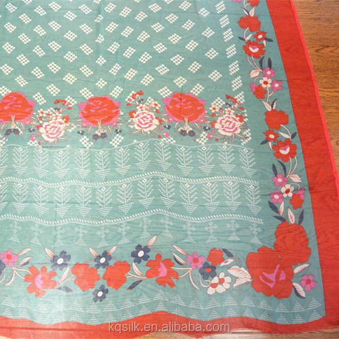 
Zhejiang printed 100% silk crepe chiffon georgette fabric/indian chiffon silk fabrics 
