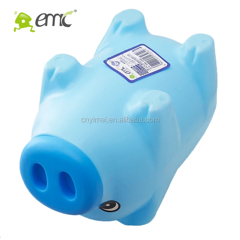 animal style pig piggy bank lovely with plastic