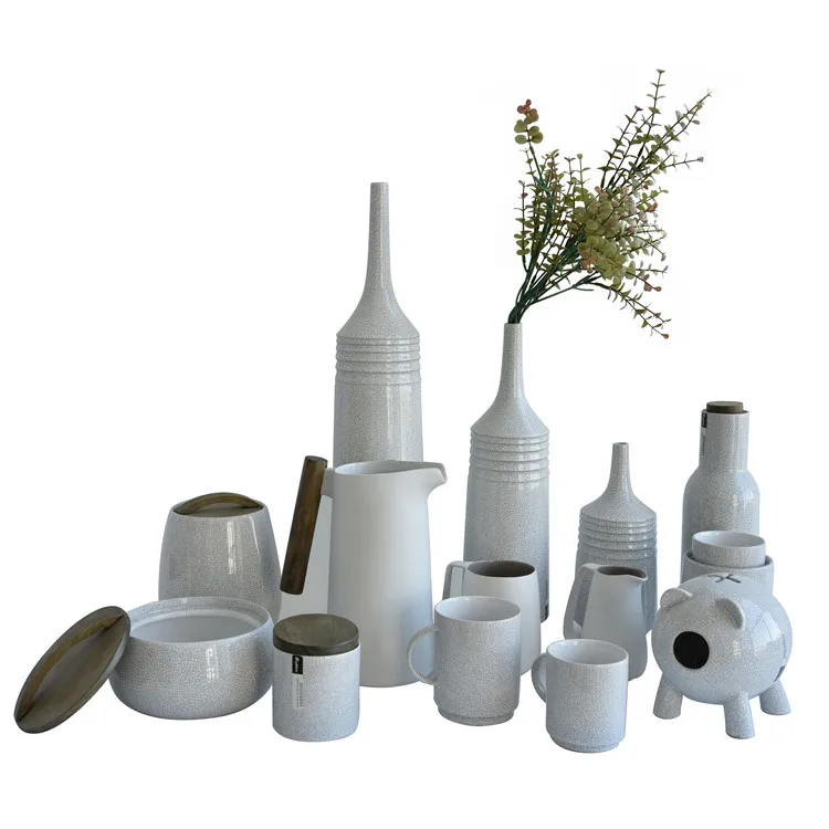 Kitchen tool popular product ceramic coffee tea canister with wooden lid