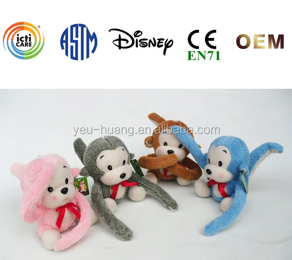 Plush long arms and legs monkey plush toy maker supplier factory manufacturer