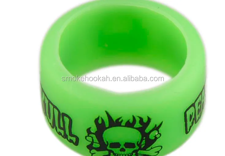 Silicon band vape colorful beauty ring for mechanical mods rba rda atomizer decorative protector antiskid e-cig mod