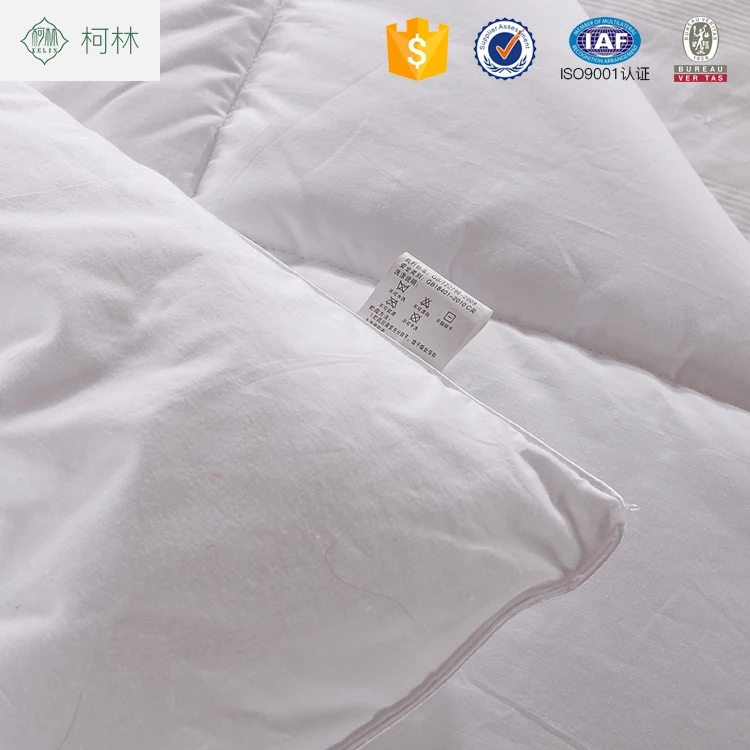 Fluffy warm soft hypoallergenic duck goose down feather filling quilt