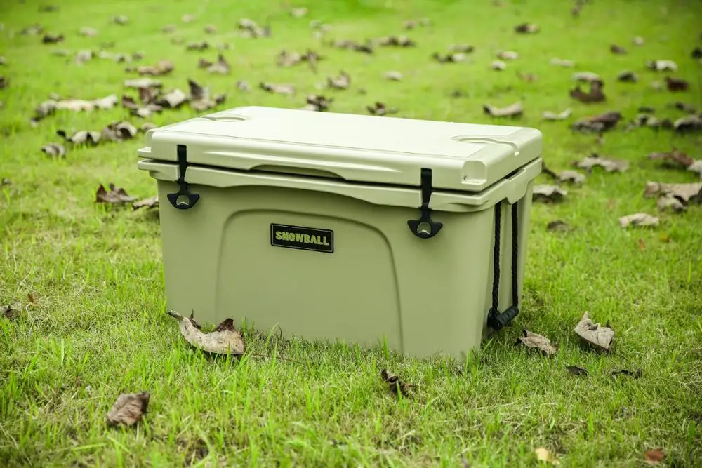 Portable Hard cooler 65L Rotomolded cooler Box Durable for Camping Fishing Outdoor cooler