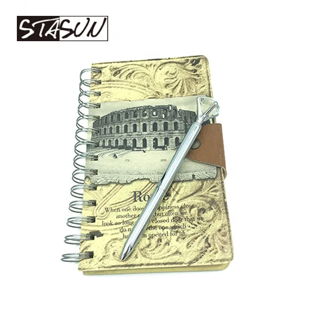 Promotional Top Big Diamond custom print logo Rhinestones Crystal Multi Color metal Ballpoint Pen