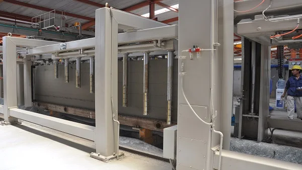 Автоклавная машина для производства бетонных изделий