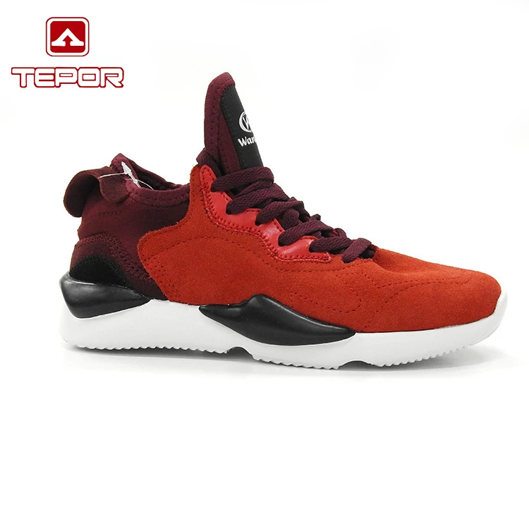 
Lace Up High Top Green Man Running Sport Shoe 