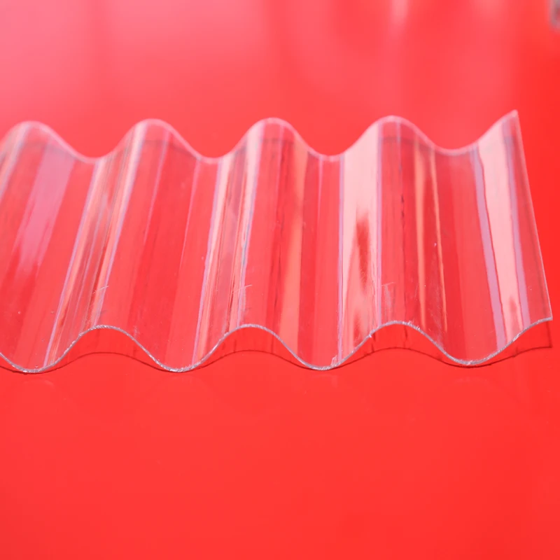 Sabic сырья поликарбоната lexan гофрированные твердых skylight 0.8 мм