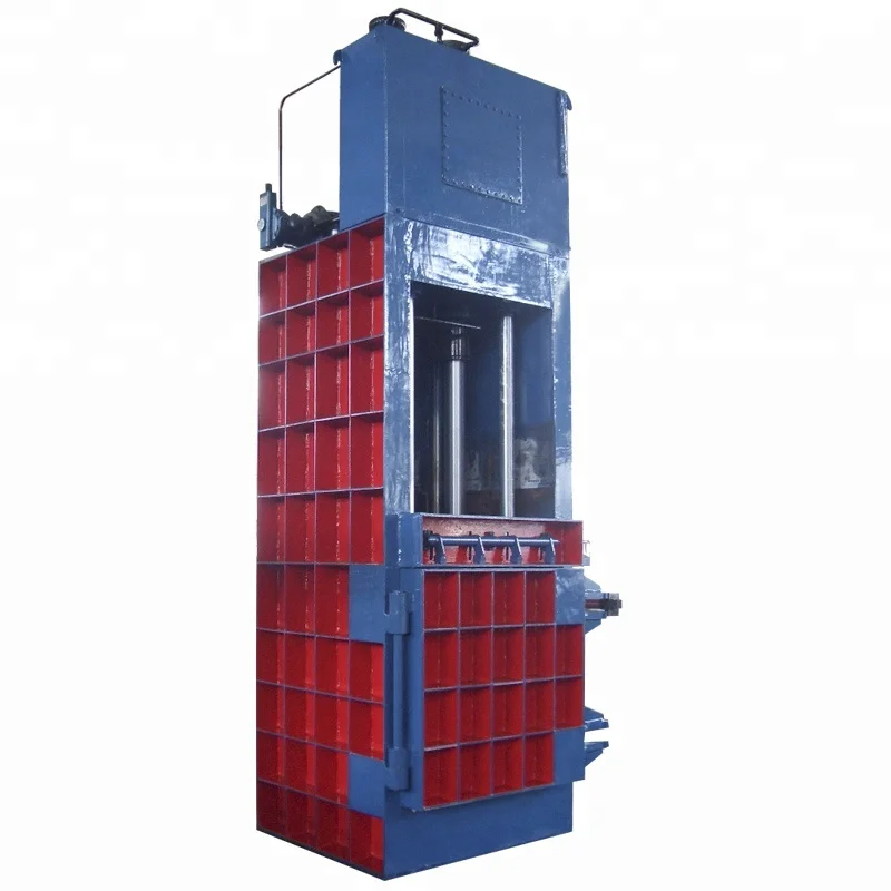 Vertical Hydraulic Packer Used Paper Carton Plastic Baling Press Machine