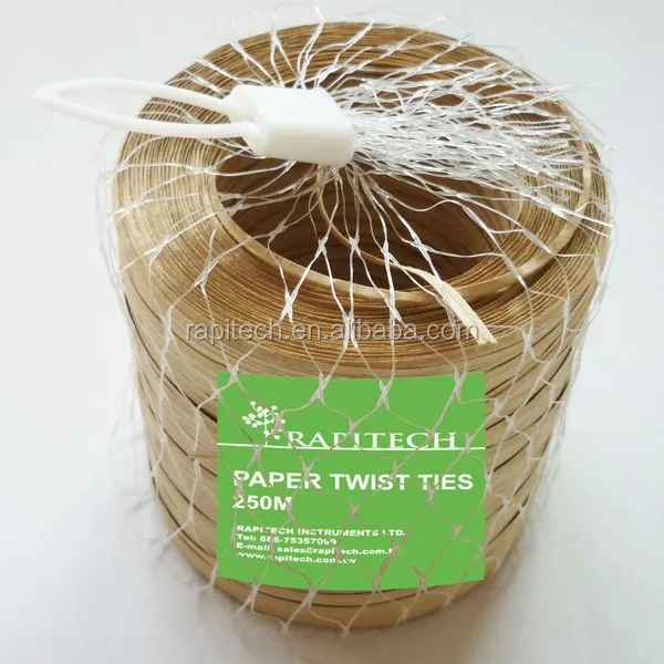 250M Gardening Plant Paper Twist Tie