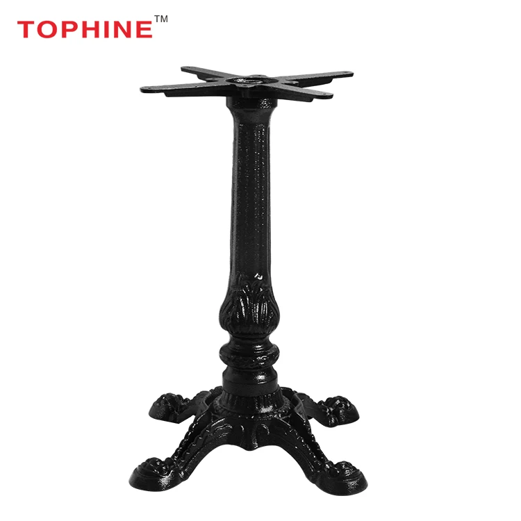 
TOPHINE Furniture Wholesale Antique Style Cross Cast Iron Table Leg table bases 