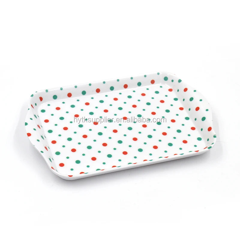 Cheap plastic melamine fast food restaurant tray