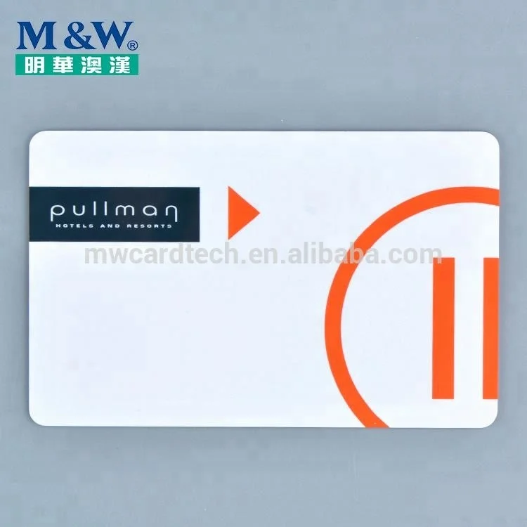 CR80 AT5577 PVC RFID Contactless Access Control Card white/Custom For Door Lock /Hotel Key/ Vip Membership T5577 5577 ID card