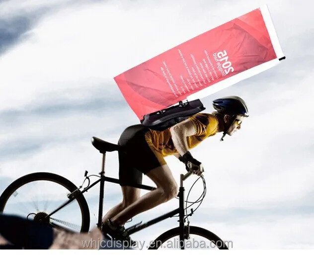 High Quality Walking Body Backpack Teardrop Banner Flag