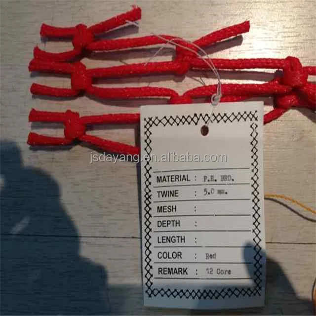 HDPE PE Plastic Braided Fishing Net