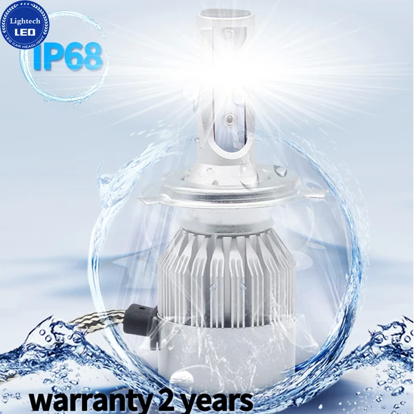 Led Light Accessory C6 Car Led Kit H1 H7 9005 9006 9004 9007 Dual Color Led Headlight For Motorcycles