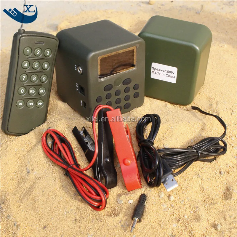 Wholesale Netherlands Outdoor Hunting Decoys High-Power 210 Bird Sounds Bird Caller Mp3 100-200M Remote Control Sound 50W Louds