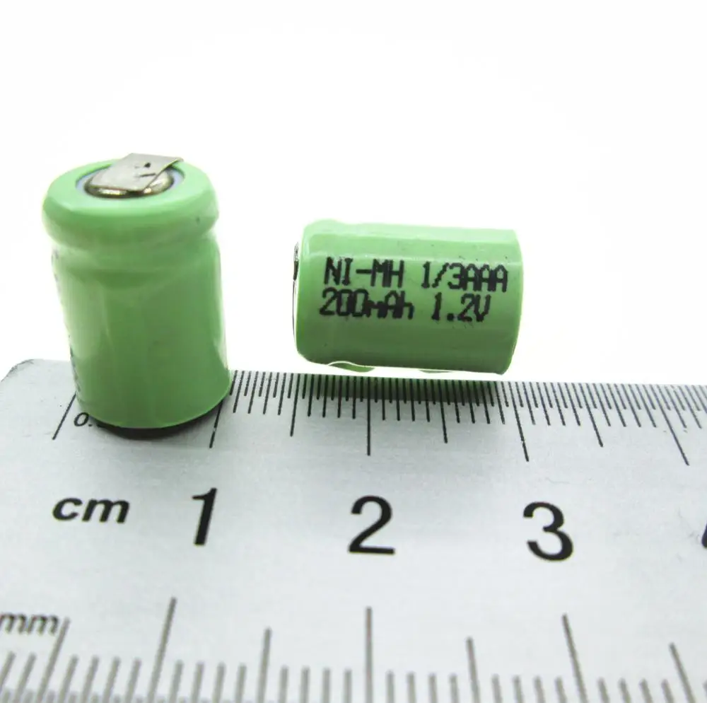 NEW 1/3AAA 1.2V 200mah NI-MH nimh rechargeable battery 1/3AAA 200mah 1.2V Nickel metal hydride headset battery