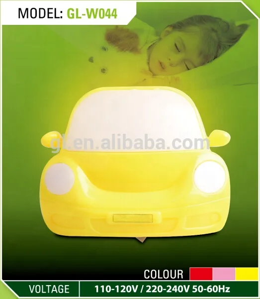 5 SMD Indoor night lamp plug in night light Electric LED switch kids night light 0.6W and 110V or 220V