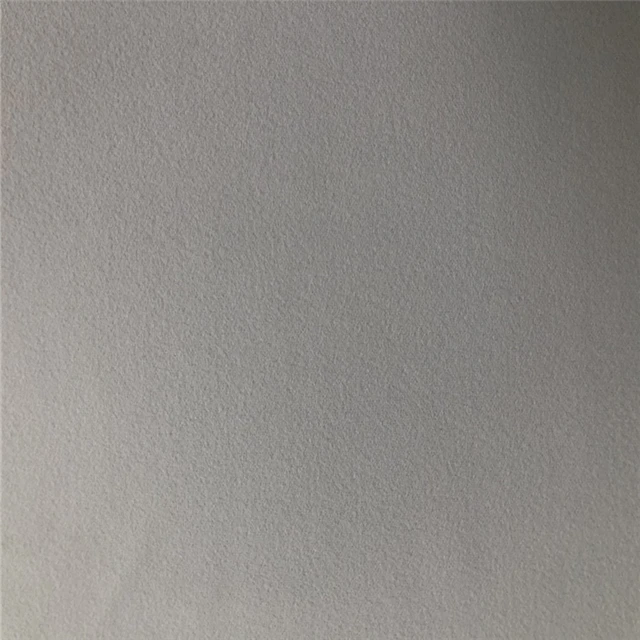 100% polyester good elastic crepe effect solid interlock fabric