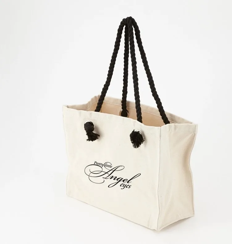 Custom Wholesale Reusable Cheap Cotton Fabric Shopping Bag Print Recycle Grocery Cotton Canvas Tote Bag