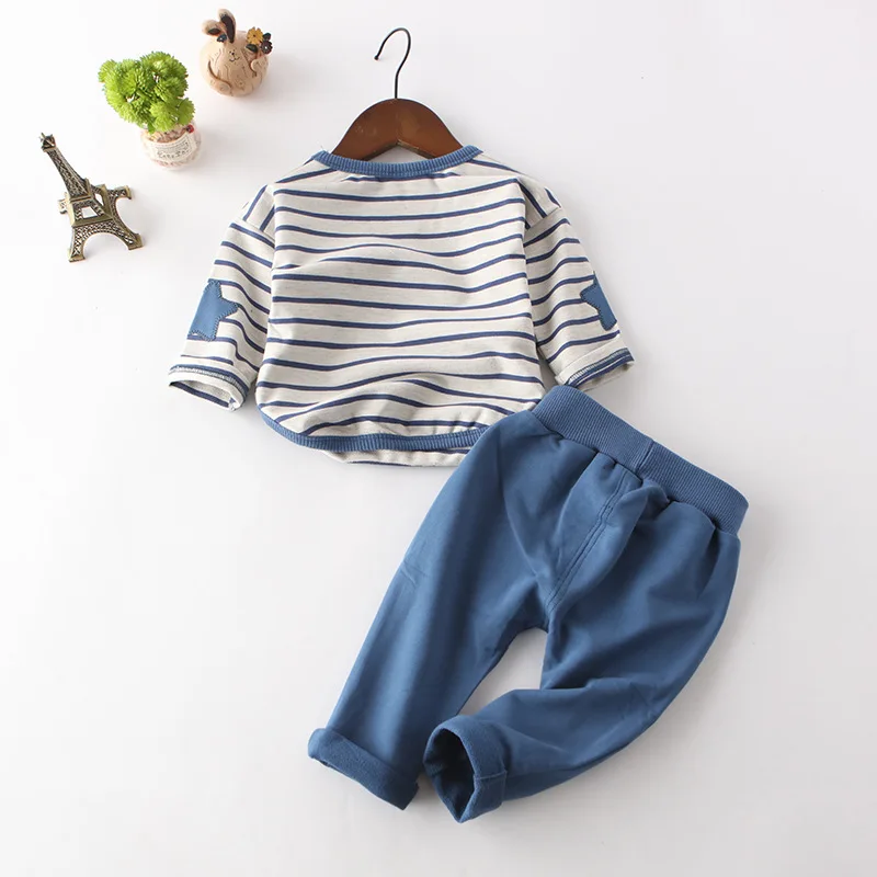 
Bear Leader Boys Clothing Sets 2019 Fashion Style Kids Clothing Sets Long Sleeve Striped T-shirt+Pants 2Pc for Children Clothing 