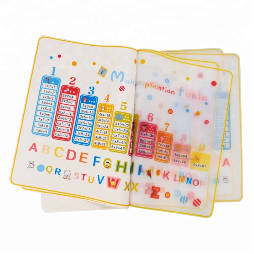 Customize Printing Silicone Kids Alphabet Placemats Educational Waterproof Nonstick Nonslip Baking Mat Table Mat