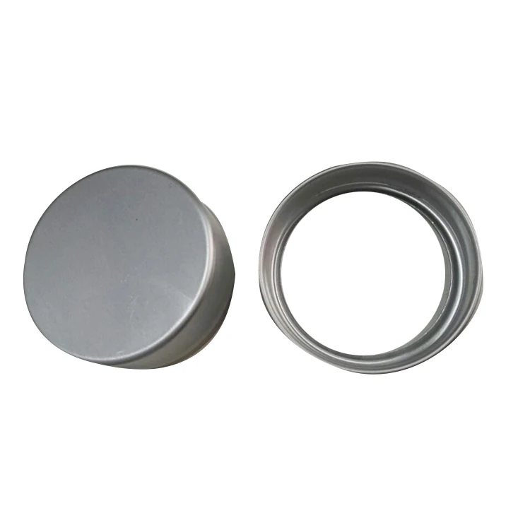 Round Aluminium Tin Can With Clear Pvc Window Candy Tin
