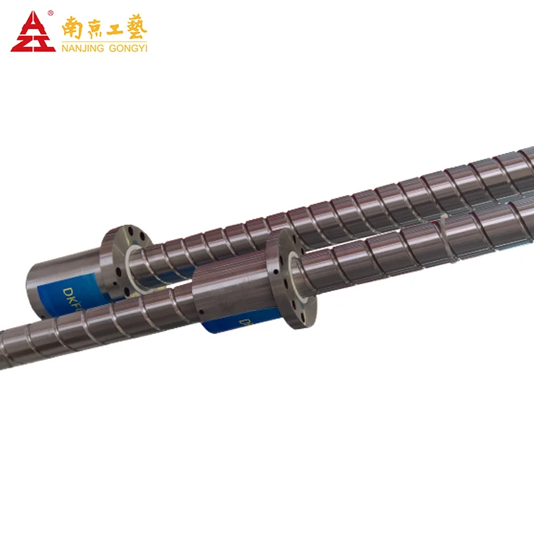 Обрабатывающий центр большой свинцовый трапециевидный шариковый винт 6000 мм шпиндель и Гайка фрезерованная резьба как на изображении 1 5 лет 0-6000 20-125