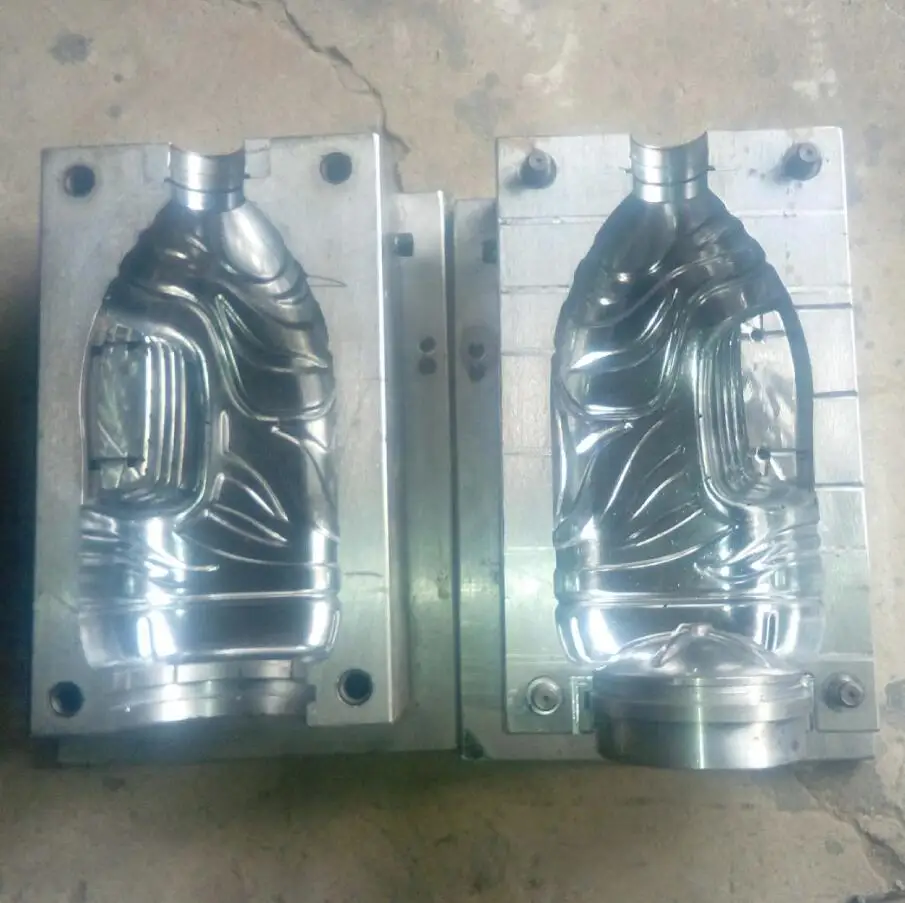 2 cavities 500ml plastic bottle blowing moulds