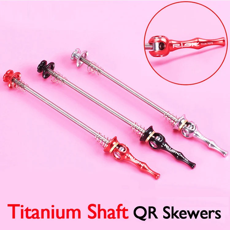 RISK Ultralight Quick Release Rod Road Bicycle QR Skewer Lever Titanium Shaft Rod Axis Aluminum Alloy For MTB Mountain Bike Hub