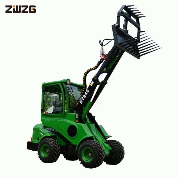 25hp 4wd mini tractors with quick change front end loader