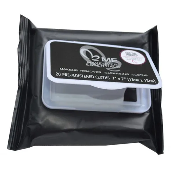 OEM антибактериальные влажные салфетки с углем для удаления макияжа