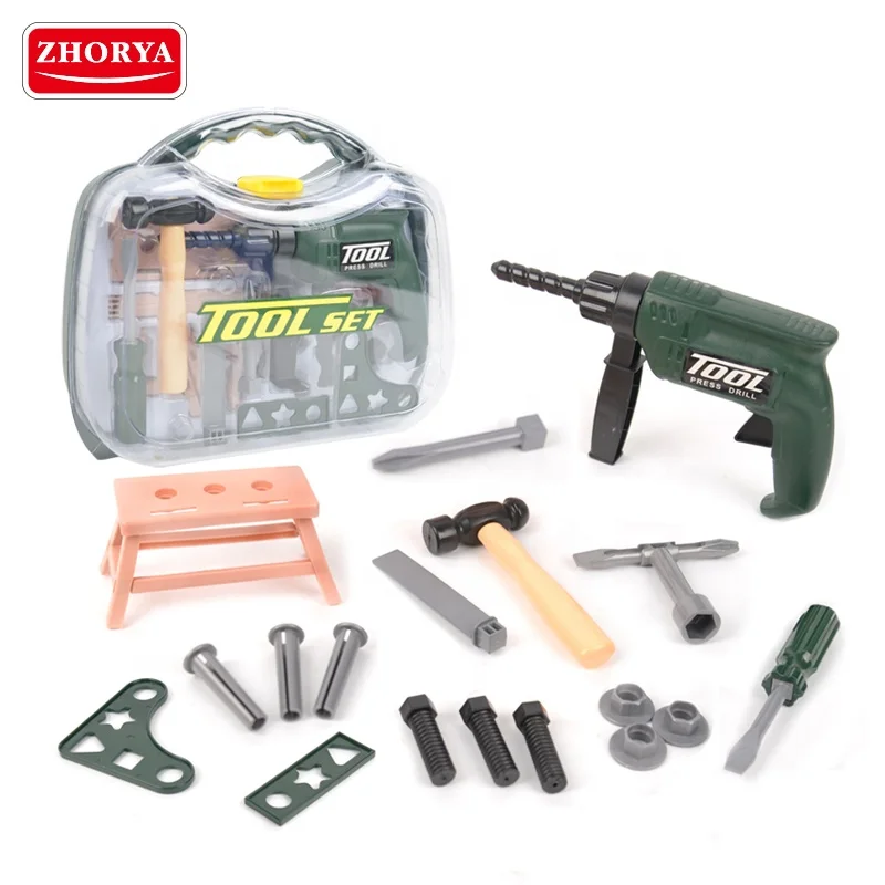 Реалистичный механический инструмент Zhorya, набор игрушек, пластиковый электроинструмент, игрушка для детей (60698653279)