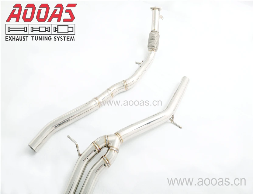 2018 SUV Turbo глушитель выхлопной трубы Catback для Porsche Cayenne 3,0 T