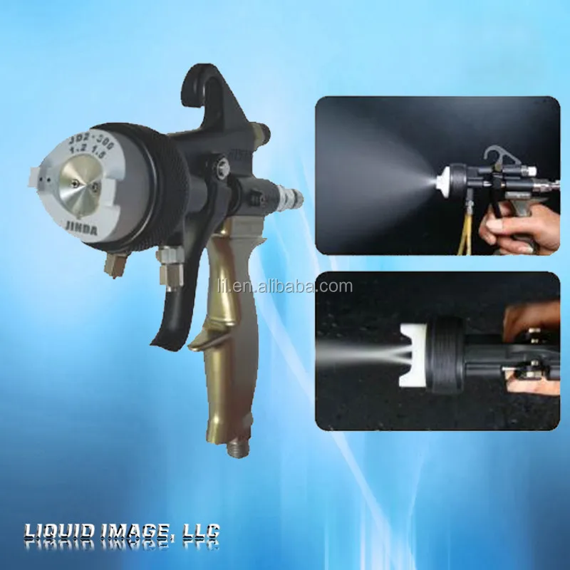 hvlp chrome plating double nozzles spray gun with adjustable nozzle size 1.2mm-1.5mm