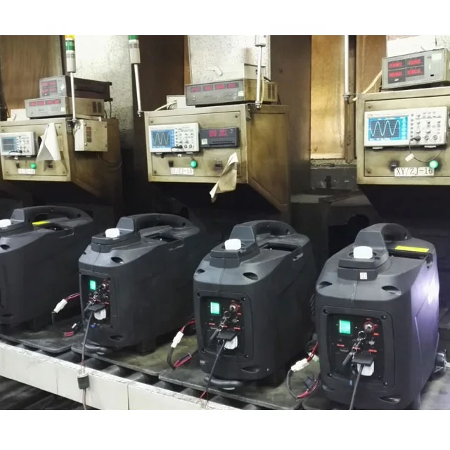 Portable gasoline inverter generator 1.3Kw backup electric generator silent single phase AC output type alternator generator