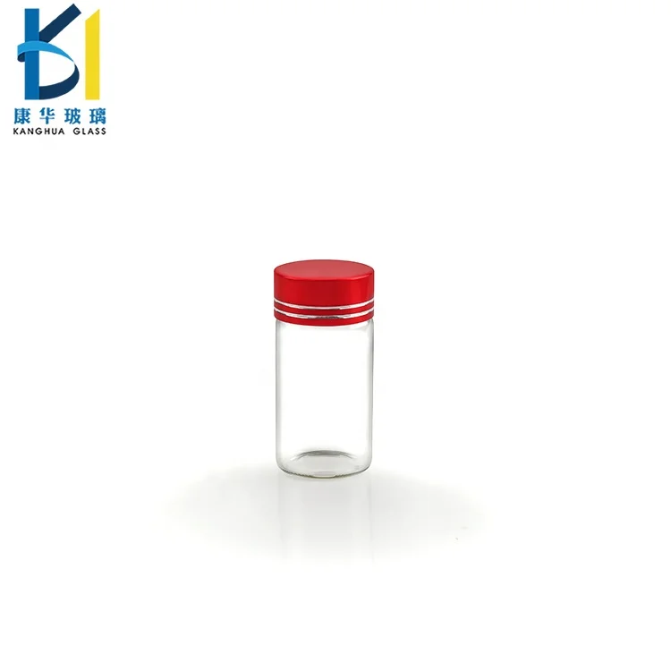 
Xuzhou Factory Provides Clear Tubular Glass Jar 30ml 