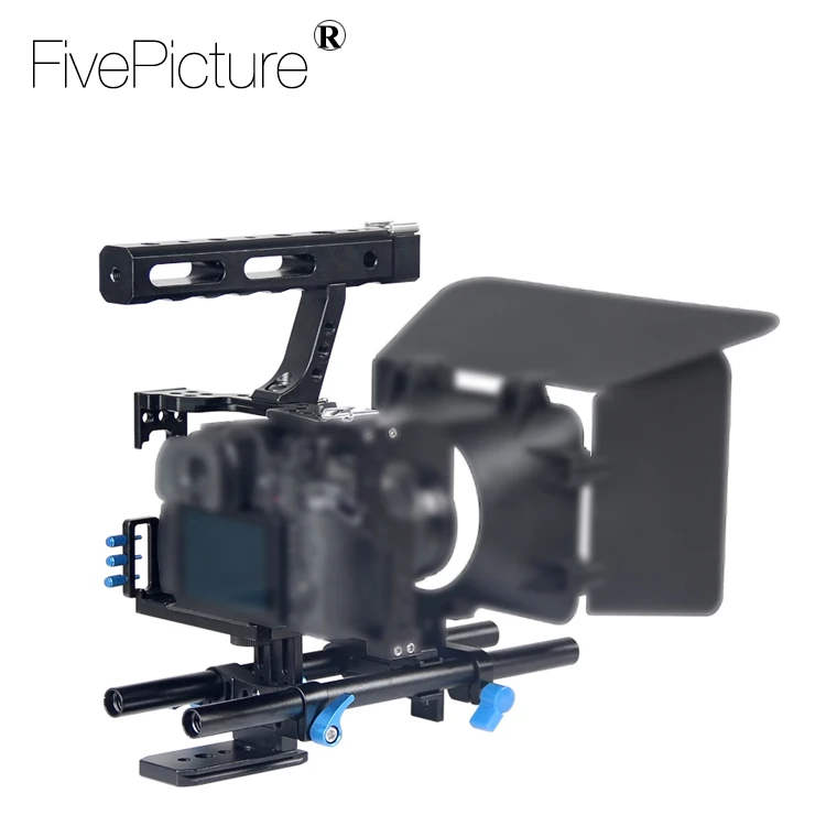 Штатив 15 мм для цифровой зеркальной камеры комплект со стабилизатором и ручкой сверху Sony A7 A7S A7R A7RII A7SII Panasonic