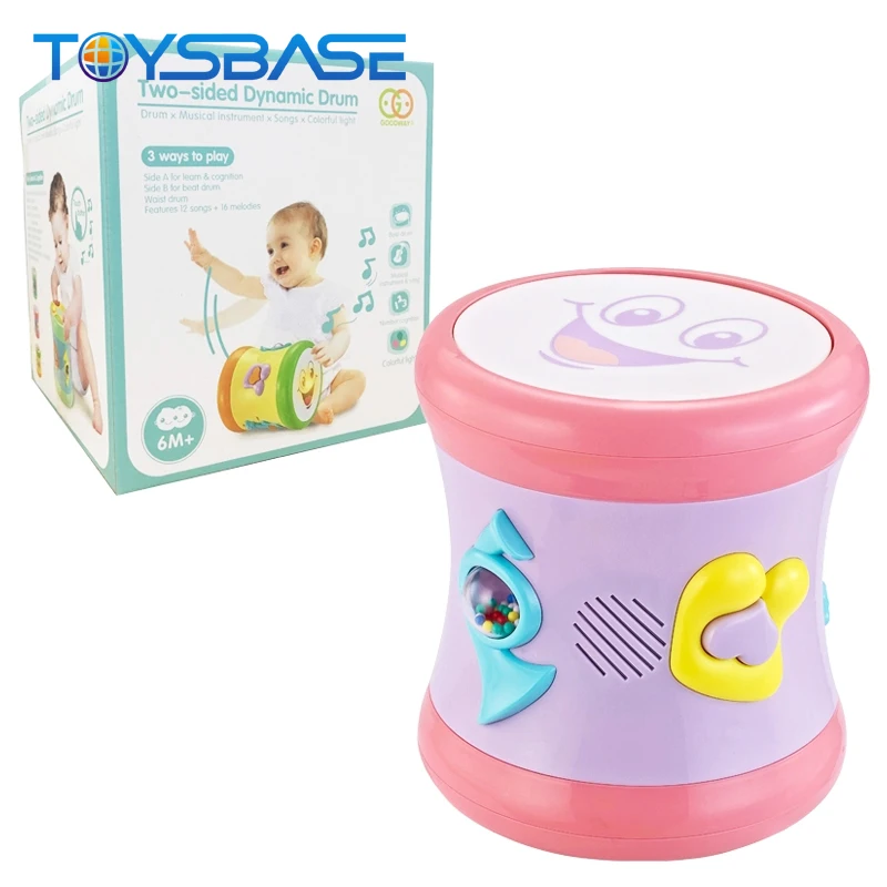 
Two-Sided Dynamic Baby Rolling Beat Toy Music Drum 
