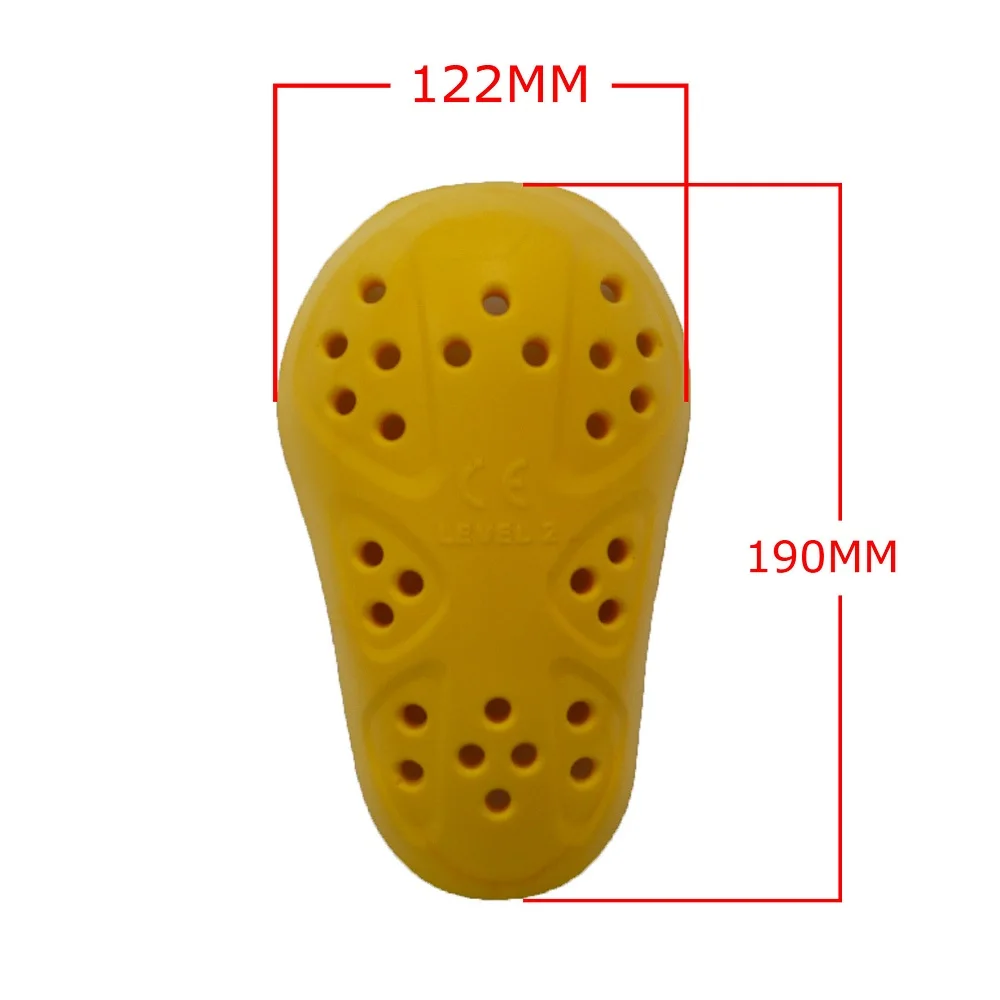 
CE approved replacement armor for motorcycle apparel 