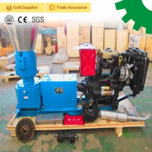  GEMCO home farm use extruder flat die small scale feed processing machines mini pellet wood mill