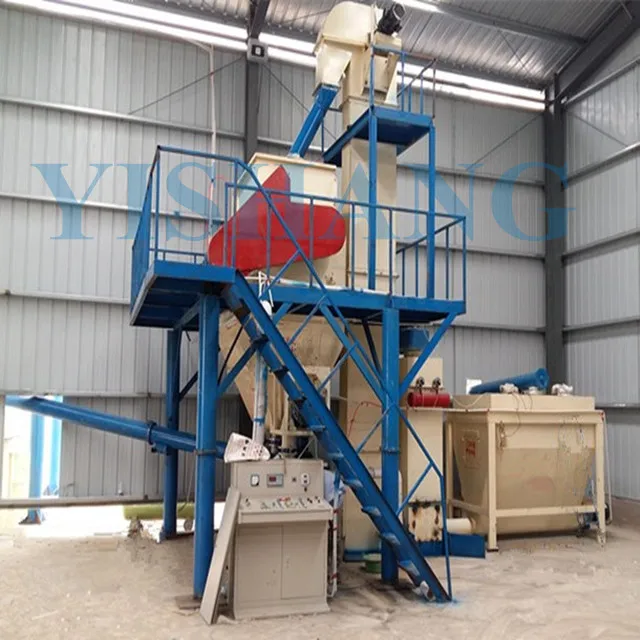 Sand and Cement dry mix mortar plant to floorscreed pre-mix mortar mixer machine complete equipment production line