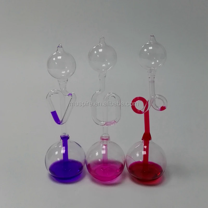 Glass love meter/Glass hand boiler/Love thermometer