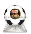 Factory wholesale acrylic soccer ball display case/soccer ball holder/lucite ball display box