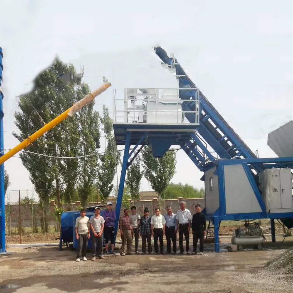 HZS25 Portable Small Mini Cement Plant