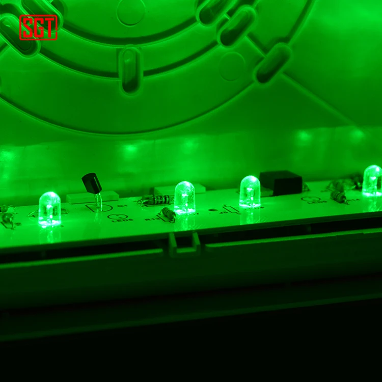 Best sell rechargeable red green exit sign switchable led emergency light for building combo exit sign