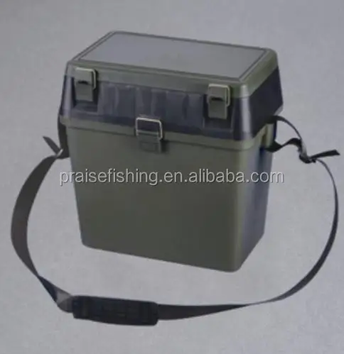 Multifunctional Plastic Carp Match Fishing tackle outdoor box Strap Cushion Fishing Seat Box Fishing Tackle Box