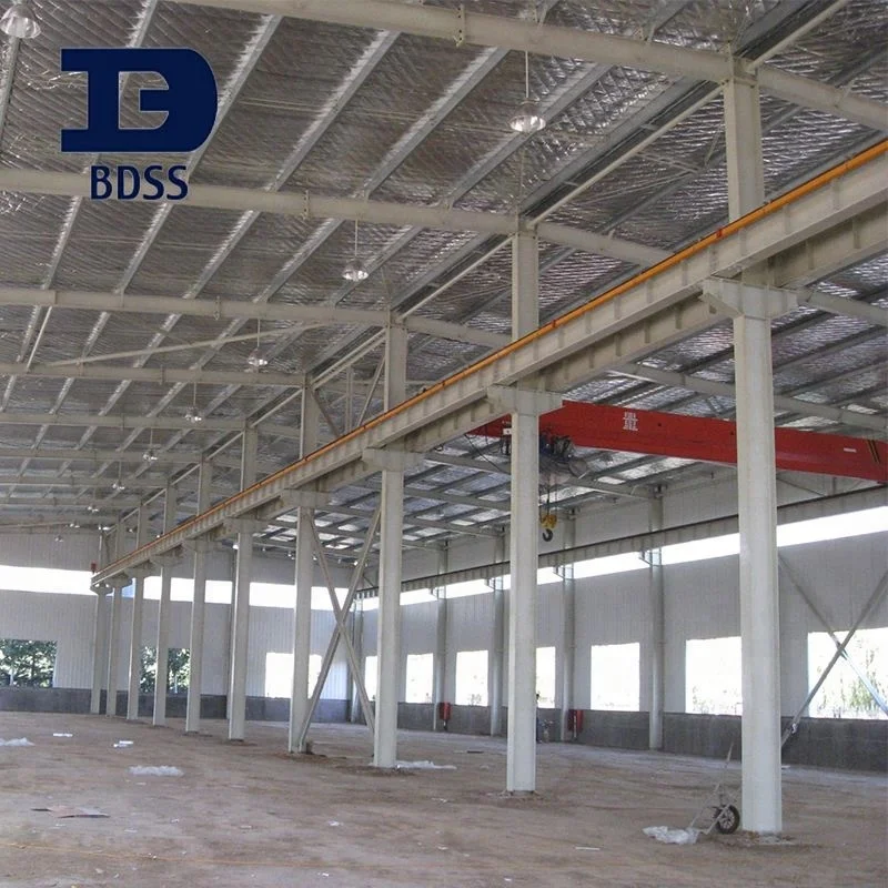 
ISO Certified Prefab Steel Structure Workshop Warehouse Construction 