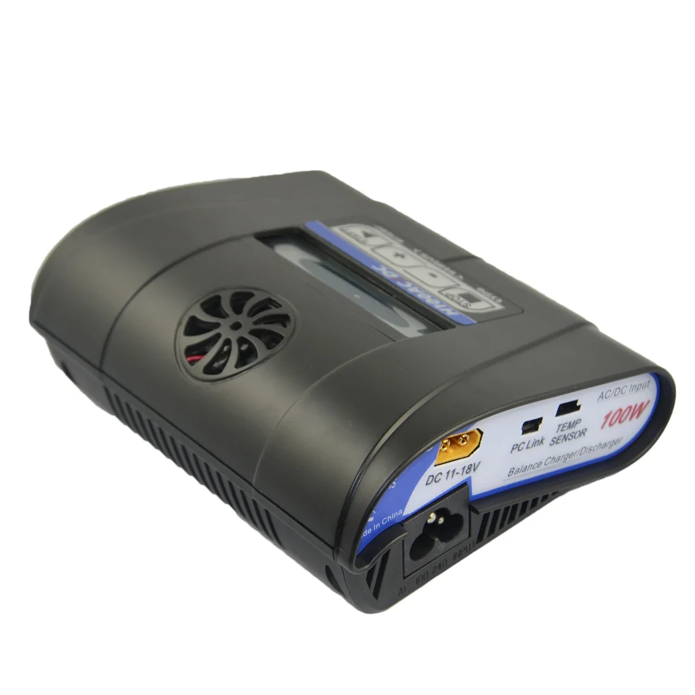 HTRC H100 AC/DC Multi-function RC Toy Lipo Battery Balance Charger/Discharger 100W 10A for Lipo Lilon LiFe Ni-MH Ni-CD Battery